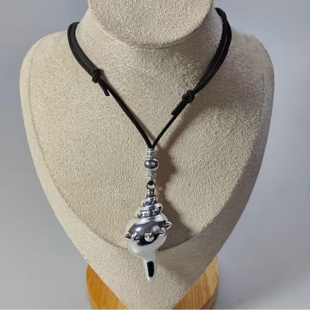 🐚 NEW Shining Silver Shell Pendant Necklace 🐚 - Picture 3 of 6